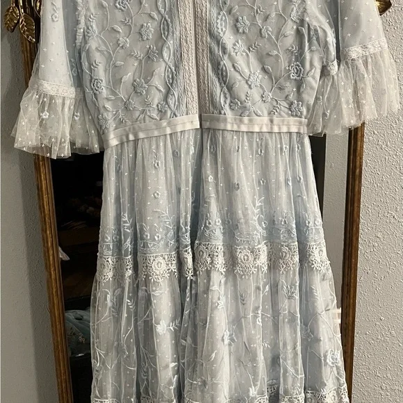 Ivy City Co Jules Dress in Baby Blue - Medium NWT - Picture 4 of 5